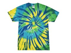 Tie Dye T-Shirts Multi-Color Kids & Adult 100% Cotton Colortone