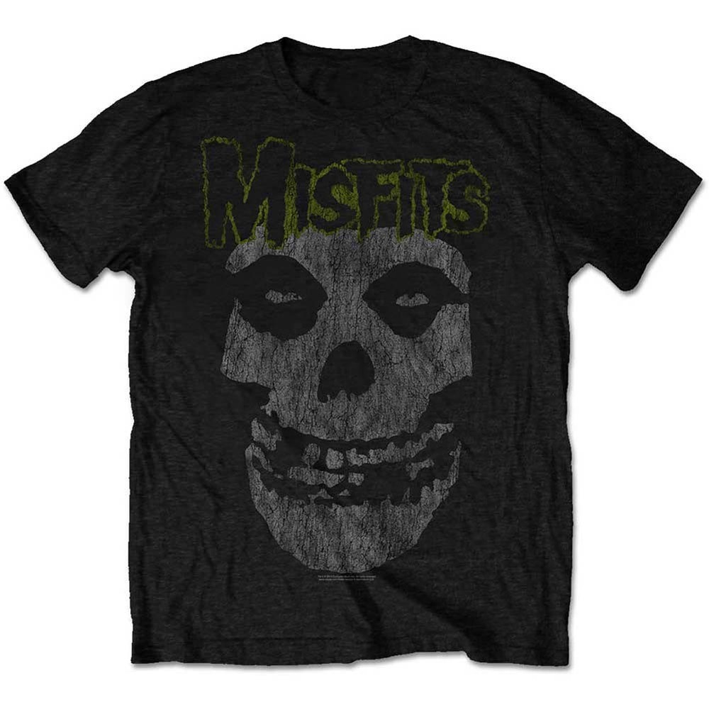 Men’s Misfits Classic Vintage Slim Fit T-shirt Medium Black