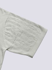 Louis Vuitton LV Monogram Short-Sleeved Cotton Crewneck T-Shirt White Size M