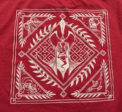 Disney x Vans Aladdin Jafar Lamp Shirt Mens Medium Red Short Sleeve Movie Tee
