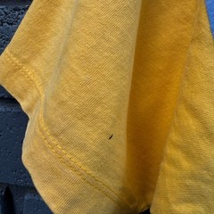 VTG Sunshine T shirt Racing Graphic Print Colorblock Blue Yellow L Short Sleeves