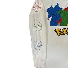 Pokemon Men’s Ivory Graphic Print Long Sleeve T-Shirt – NWT