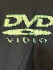 DVD Video Graphic T-Shirt Retro Street Hip Hop Black Unisex Tee