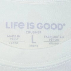 Life is Good Mens Crusher Tee White Inner Tube Jake Graphic T-Shirt-Choose Size