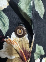 KY’S Black Ivory Tan Green (m/l ?) Hade In Hawaii Shirt
