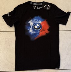 NWT Puma BMW Motorsport MMS Nightride T Shirt Men’s BLACK Size SMALL