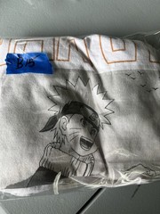 Fruit of the Loom HD Cotton Naruto Uzumaki Graphic Tee White Crew Neck S