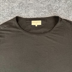 Weston Jon Boucher Shirt Mens Large Brown Tee Lightweight Stretch Solid Luxury