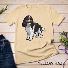 Cute Tri-Color Cavalier King Charles Spaniel Premium Unisex T-shirt