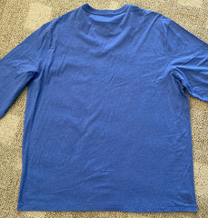 Polo Ralph Lauren T-Shirt Long Sleeve 100% Cotton Blue Mens Size 3LT TALL