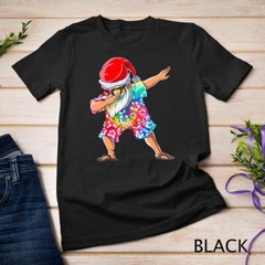 Dabbing Santa Christmas In July Tie Dye Summer Vacation T-Shirt Unisex T-shirt