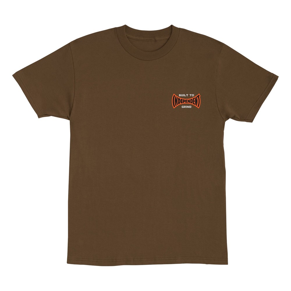 Independent Trucks Shirt Built To Grind Span Dk Chocolate