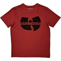 Wu-Tang Clan Logo T-Shirt Red New
