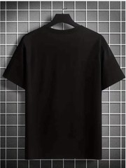 Unisex Crew Neck Casual T-Shirt Comfortable Stretch Fabric Summer Wear☽