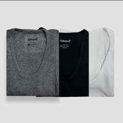 Men 100% Cotton Tank Tops Value 6-Pack Breathable Undershirts Gym Everyday Wear!