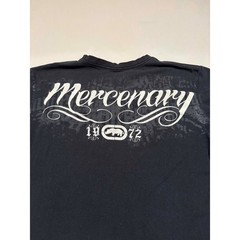 Ecko Unltd MMA Mercenary Shirt Mens Large Black Spartan Helmet Graphic Tee