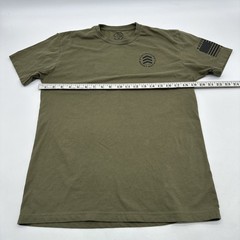 Victorious Society T-shirt Men M Green Graphic Print Logo In USA.#37294