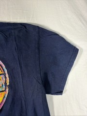 Mr Zogs Sex Wax Logo Print T Shirt Navy Blue Skate Surf Vintage Retro USA M