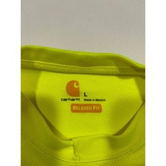 Carhartt Force Mens Relaxed Fit Pocket T-Shirt Neon Yellow Hi-Vis Large L