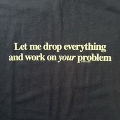 Now and Zen 2XL Dk Blue Shirt Let Me Drop Everything 100% Cotton Preshrunk w Tag
