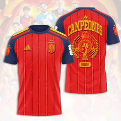 National Team 2026 FIFA World Cup Champions 3D Apparel Tshirt