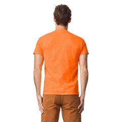 Men’s DryBlend Workwear T-Shirts with Pocket, 2-Pack Shirt, Safety Orange, Large