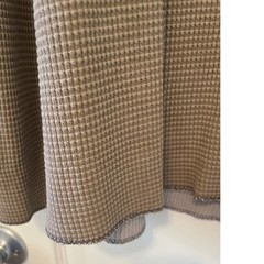 Vgt Y2k Express Mens XL Brown Waffle Knit Henley Shirt Dexter Kills Alt
