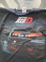 Vintage Initial D Anime Shirt Size XL jerzees Tag Long Sleeve 90s Rare bootleg