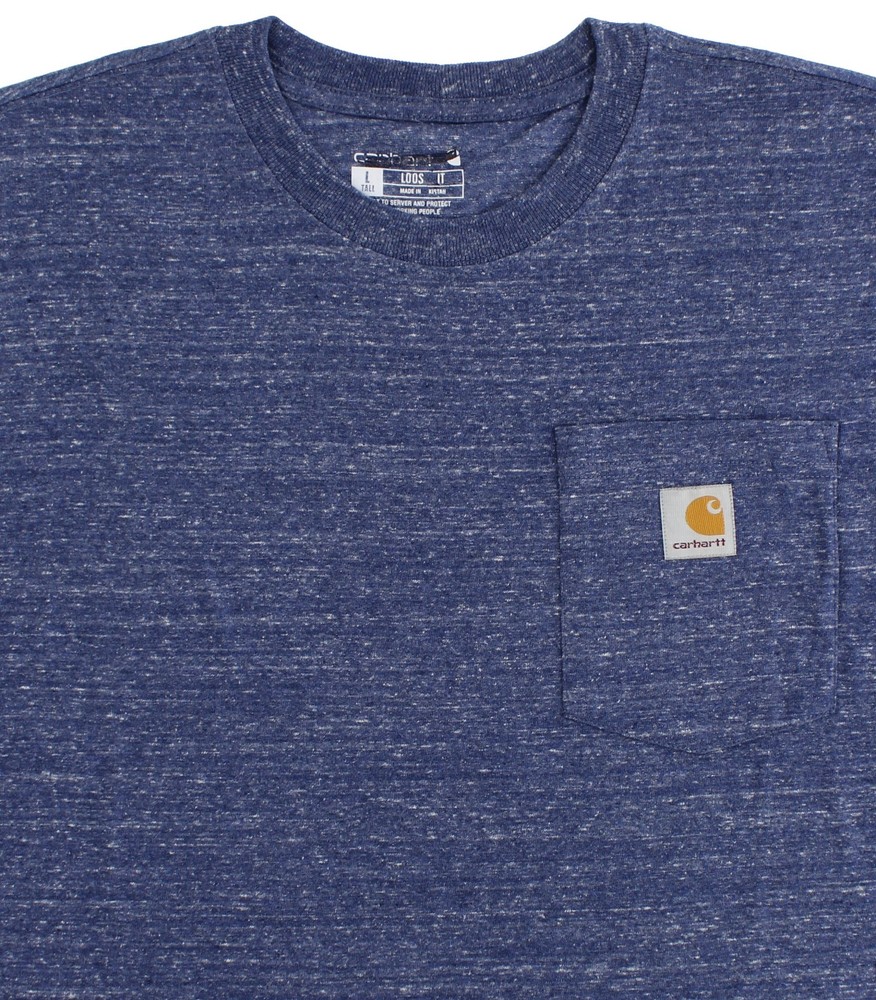 Carhartt Men’s Big & Tall T-Shirt, Heavyweight Loose Fit Short Sleeve Pocket Tee