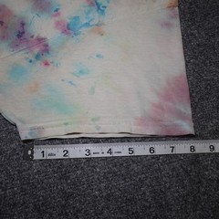 Hanes Tie Dye Short Sleeve Comfort Soft T-Shirt XL Pastel Pink Blue Yellow