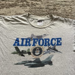 Vintage 90s Tultex United States Air Force Tee Men’s XL Military USAF Jets USA