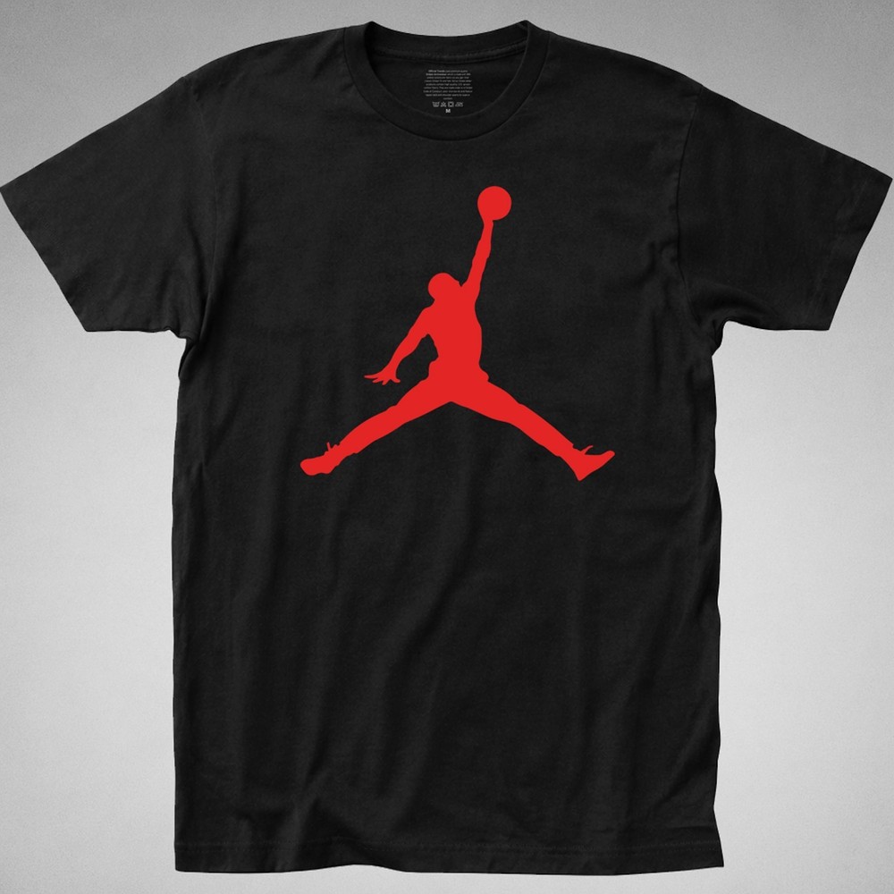 Basketball AIR MJ JUMPMAN T-Shirt Sports jump logo Men’s Unisex Tee Fast Ship!!