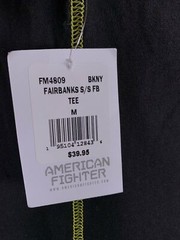 American Fighter Men’s T-shirt FAIRBANKS Athletic Black MMA XS-5XL