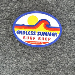 NEW – Endless Summer Surf Shop T-Shirt Ocean City MD – Adult M – Dk Gray Surfing