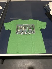 Balcony Boston Celtics The Green Line Green Graphic Tee Men’s L Crew Neck