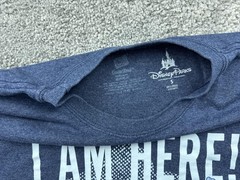 Disney Parks Shirt Mens S Blue Genie Graphic Tagless Cotton Jersey Crewneck