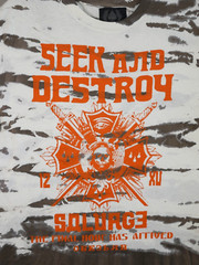 Genuine Vintage Salvage Brand T Shirt “SHOGUN” Rust V51T425 Size XXL