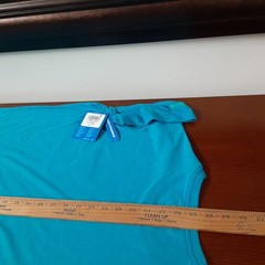 Columbia PFG T-Shirt Men’s Large Blue Wild Cast Pocket Short Sleeve New