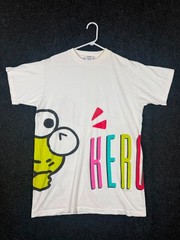 Vintage 1994 Sanrio Keroppi All Over Print T Shirt USA Single Stitch One Size