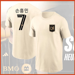 SALE OFF – 2025 Son Heung #7 Min LAFC Kanji Name and Number Player T Shirt