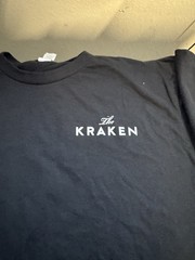 The Kraken Black Spiced Rum “Step Into The Dark” T-shirt Size Medium