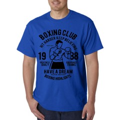 Boxing Club T-Shirt / Golden Gloves MMA Fighting Sports Workout Training Gym