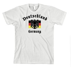 Deutschland Germany Cotton Unisex T-Shirt Tee Shirt Top