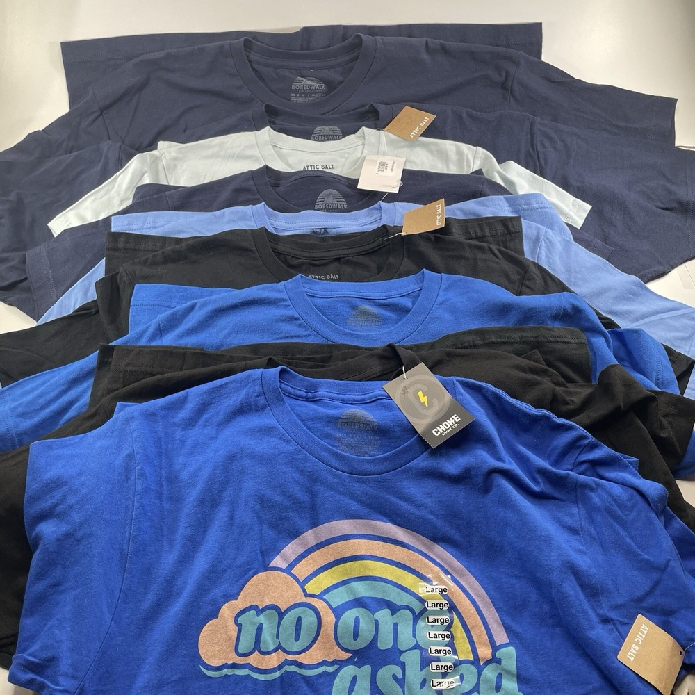 Lot Of 10 Attic Salt Multi Color Multi Sizes Short Sleeve Shirts Reseller Lot