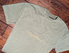 Yeezy Season 3 Heavy Knit Oversized Military Green T-Shirt KW3M100-101 – S – NWT