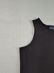Basic Editions Tank Top Shirt Mens XL Black Sleeveless 100% Cotton Casual