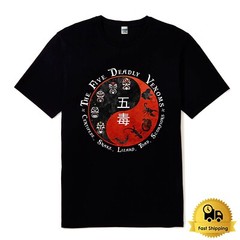 The Five Deadly Venoms Mens T-Shirt Sizes S M L XL 2XL 3XL 4XL 5XL