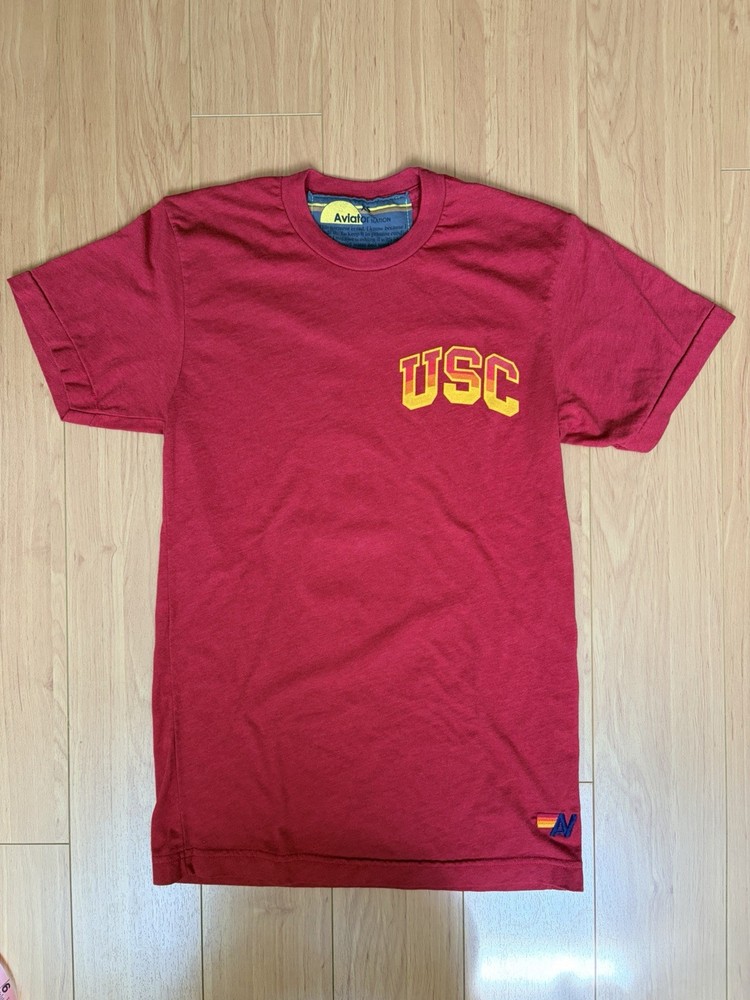Aviator Nation USC Bolt Tee Shirt – Unisex XS – Excellent Condition NWT