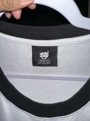 G59 Suicideboys Ringer Graphic T-Shirt White/Black Crew Neck Short Sleeve 2XL