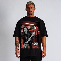 EL TRI DE MEXICO ALEX LORA METRO BALDERAS ROCK EN ESPANOL BLACK T SHIRTS
